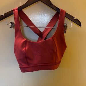 Sweaty Betty Circuit Sports Bra Red Small Cross Back